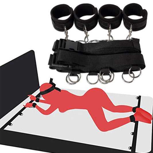 BDSM Bondage Restraint Handcuffs For Sex Bondage Set Ankle Cuffs Adult Sex Toys - secretera