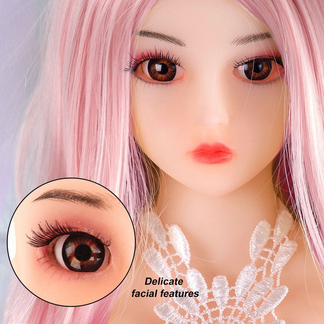 Realistic Sex Doll Body Toy With Head For Male Men Masturbator Blowjob Pockets 5.3lb, Included Wig - secretera