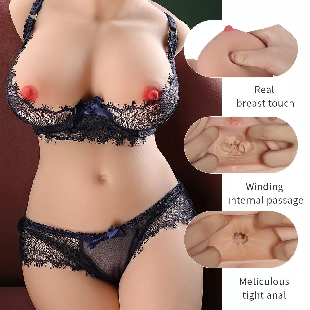 Male Masturbator Doll Lover Dolls Torso Vagina Anal Pussy Ass Sex Toys - secretera