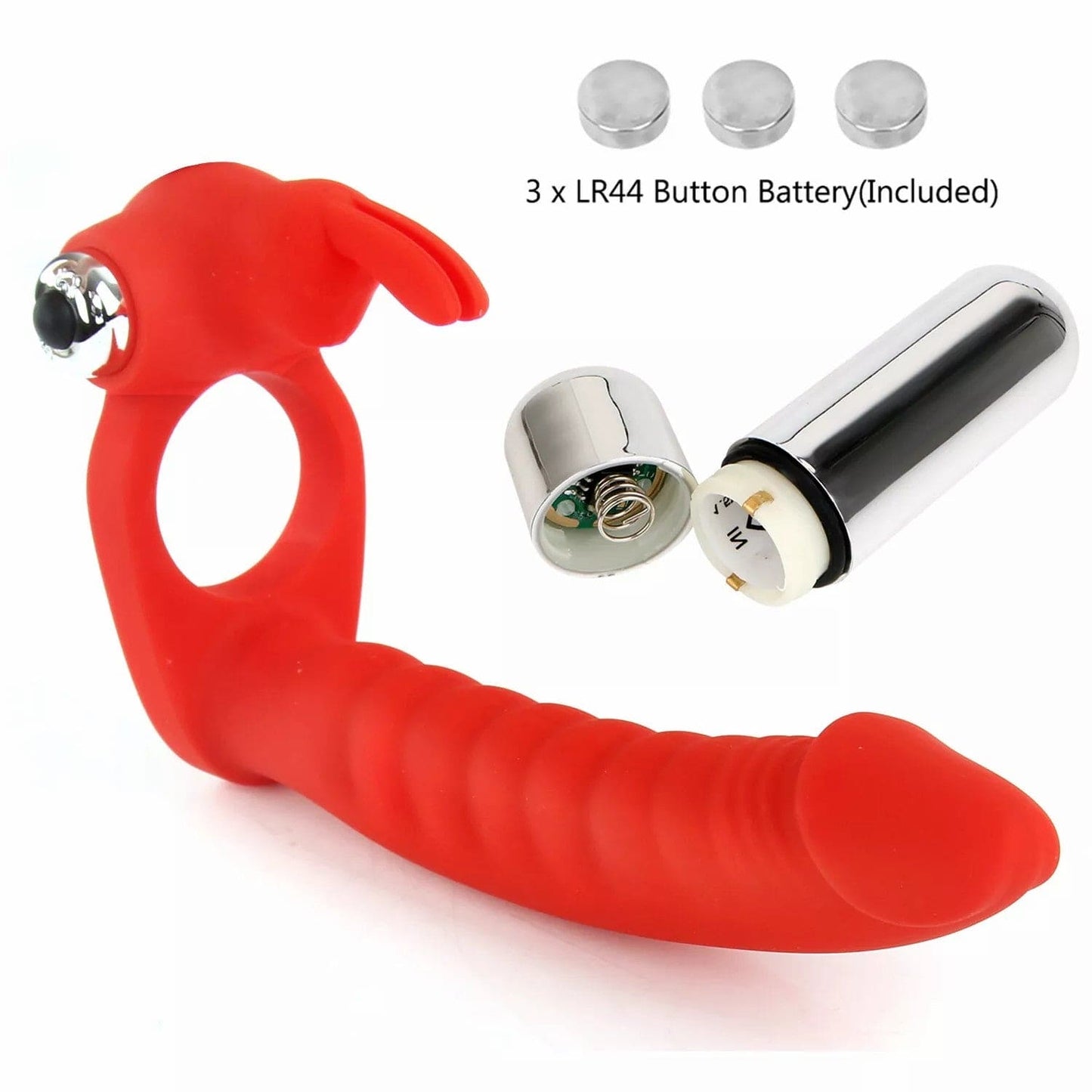Male Prostate Massager Vibrator Anal Plug Dildo Penis Cock Ring Sex Toys for Men - secretera