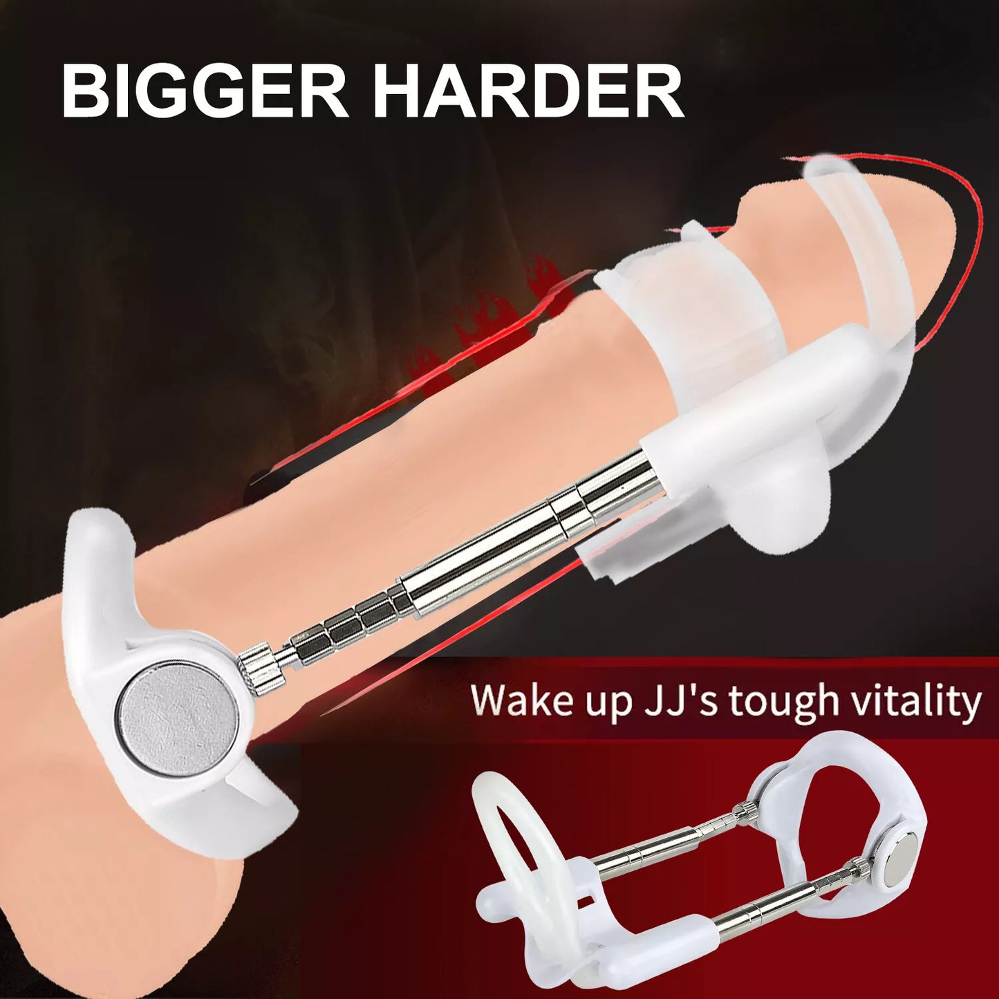 Penis Stretcher Extender Enhancement System Enhancement Delay Stamina Trainer - secretera