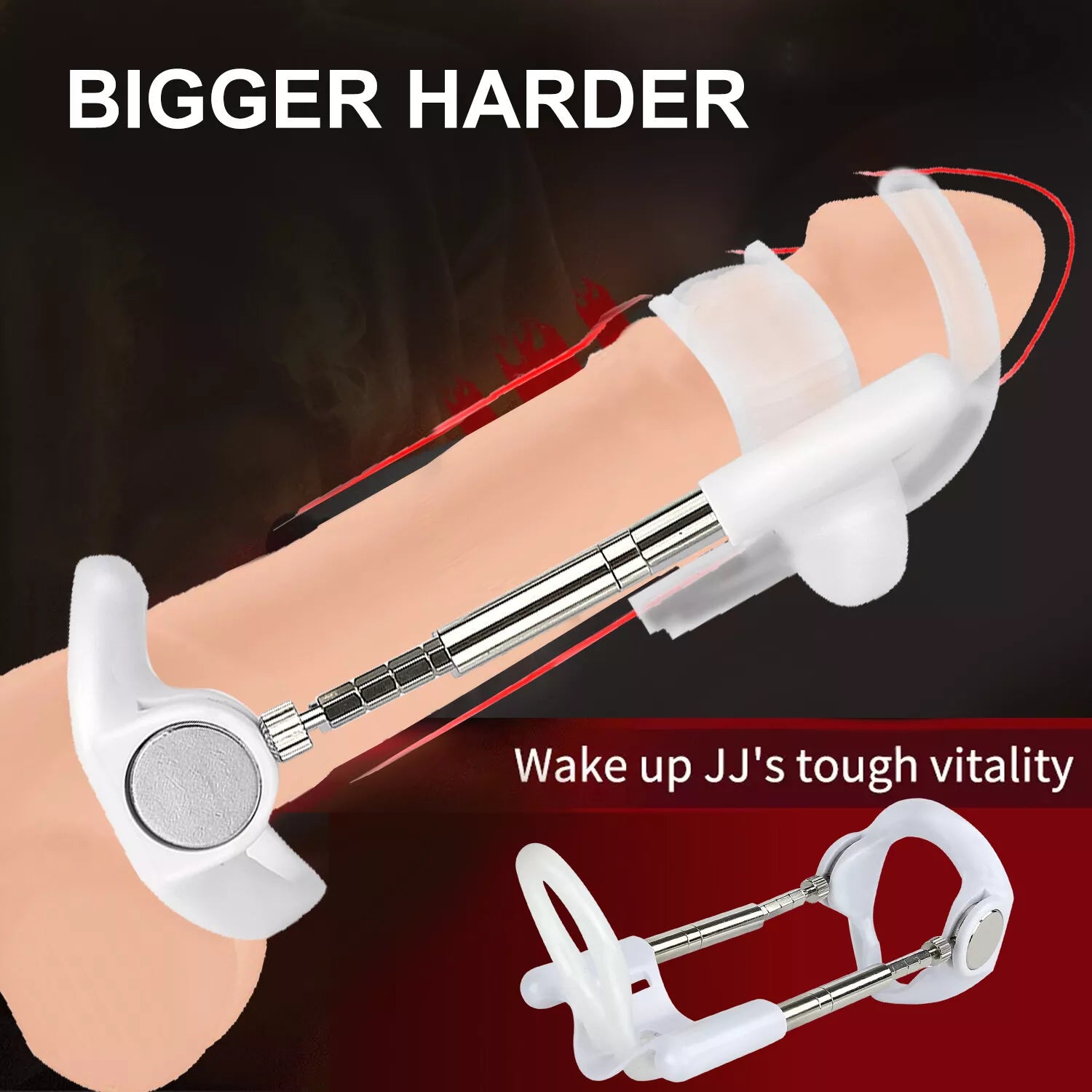 Penis Stretcher Extender Enhancement System Enhancement Delay Stamina Trainer - secretera