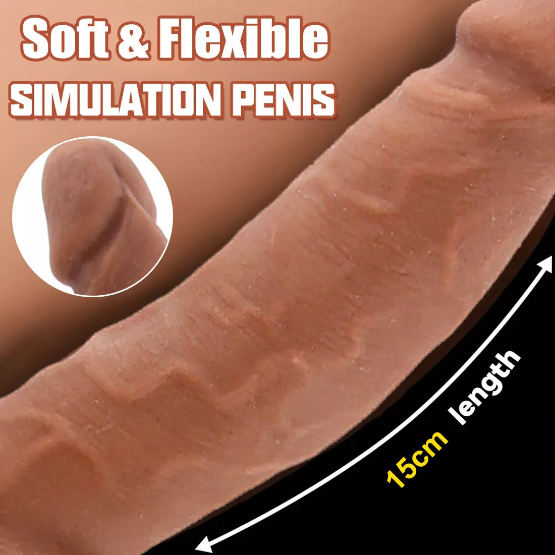 She-use 3D Do-ll Realistic Male Body Big Dildo Penis Fr Women Female Masturbator - secretera
