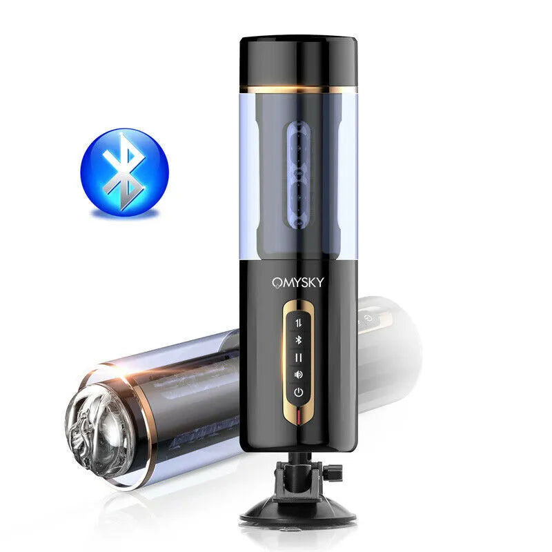 Electric Hands Free Male Masturbator Automatic Flesh Cup Stroker Sex Toy For Men - secretera