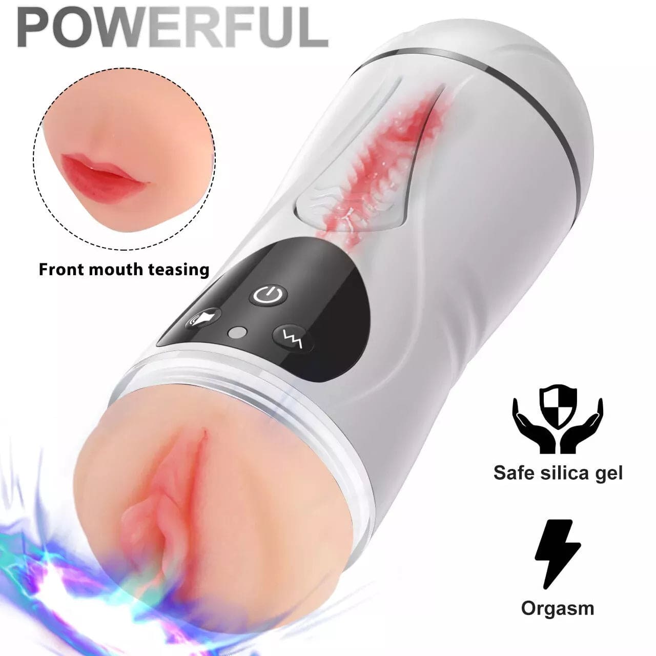 Pocket Pussy Automatic Handsfree Male Masturbator Cup Stroker Men Sex Toys - secretera