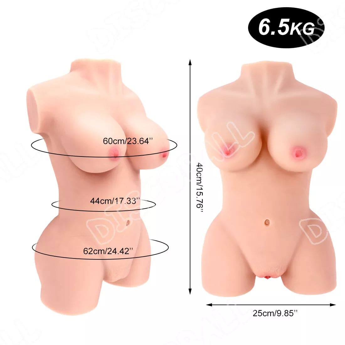 TPR Realistic Pussy Vagina Lifelike sex Doll masturbator for Male 3D Love Dolls - secretera