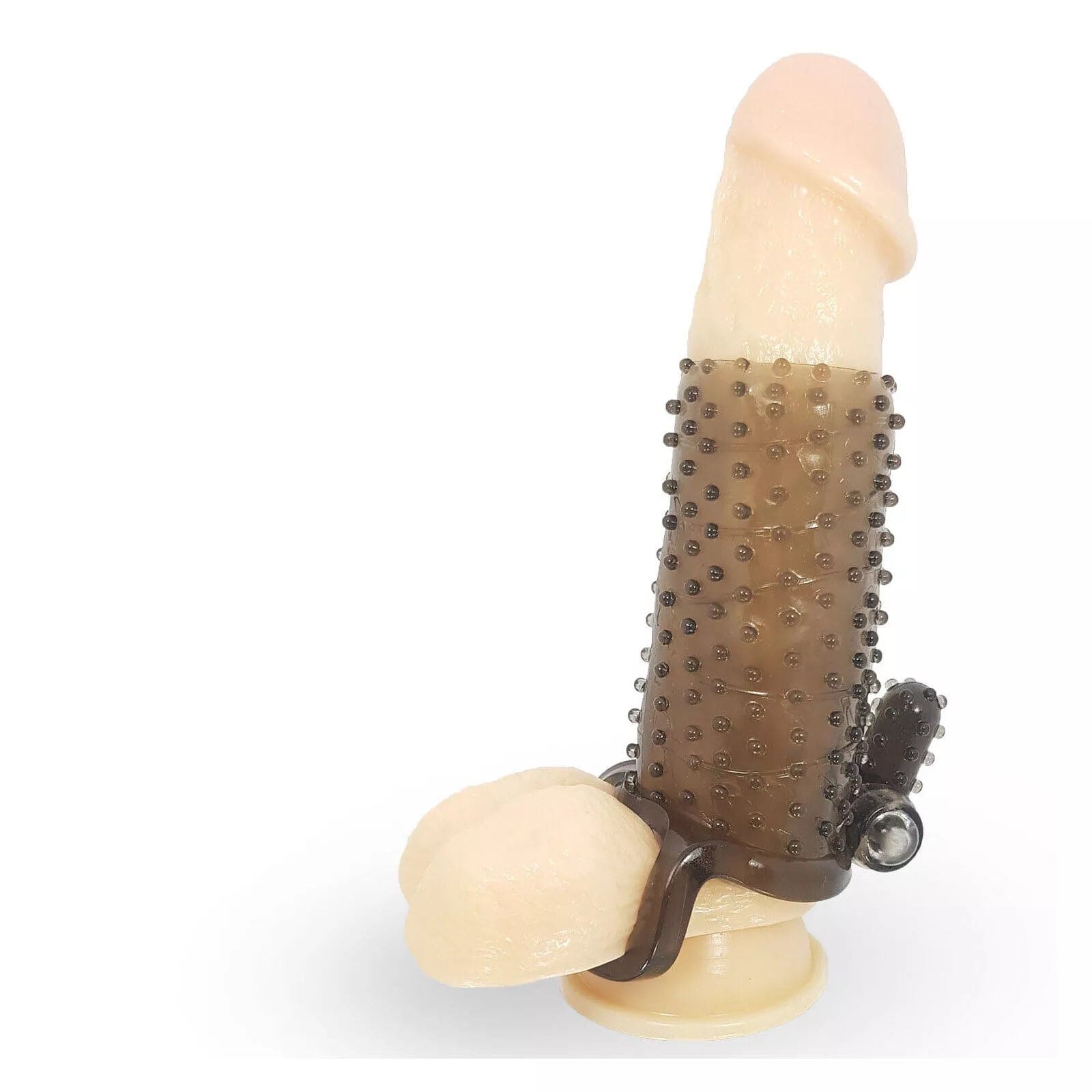 Mens Black Sleeve With Bumps And Bullet Vibrator  Sex Toys For Couples Men UK - secretera