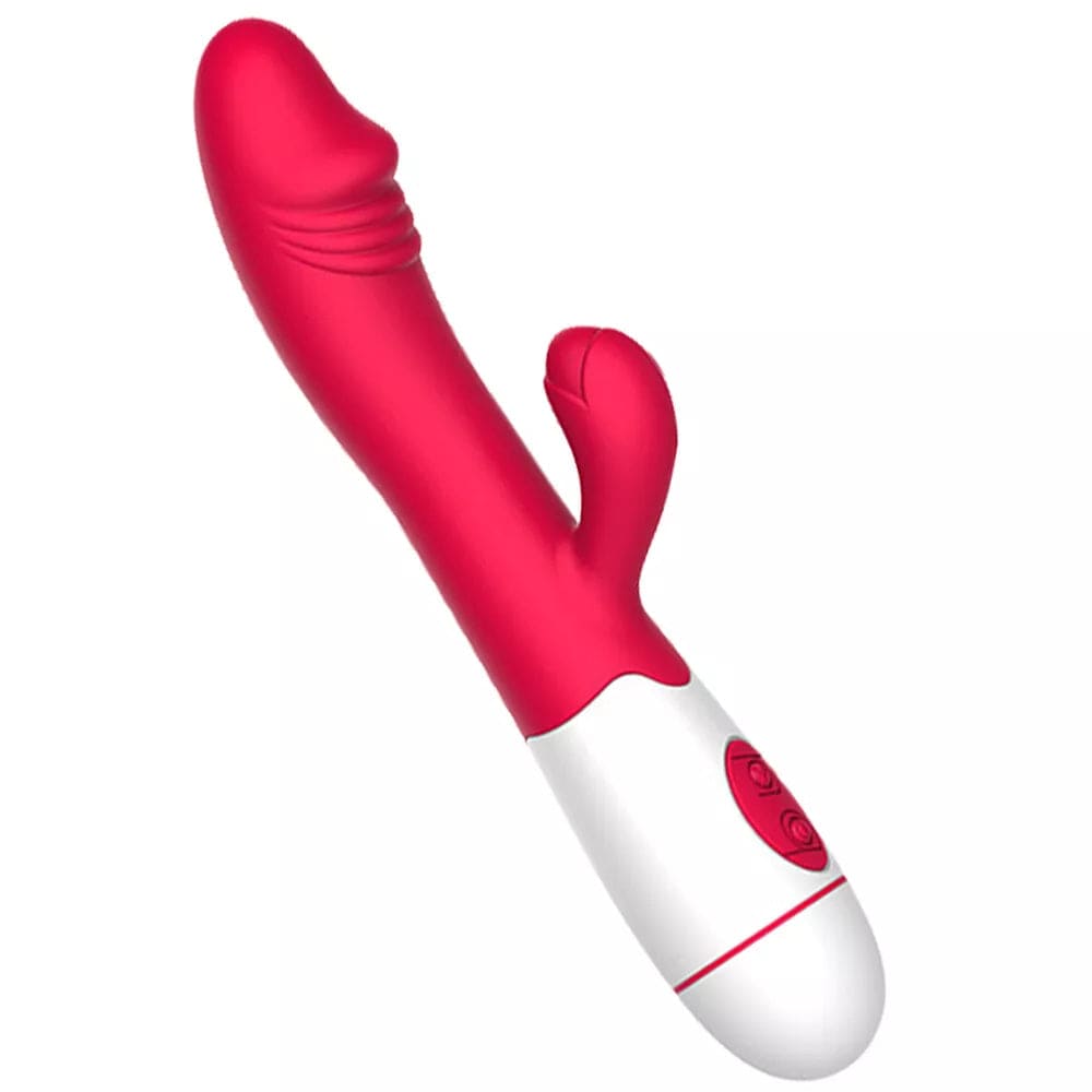 Rabbit Vibrator G-spot Dildo Vibe Waterproof Massager Sex Toy for Women Female - secretera