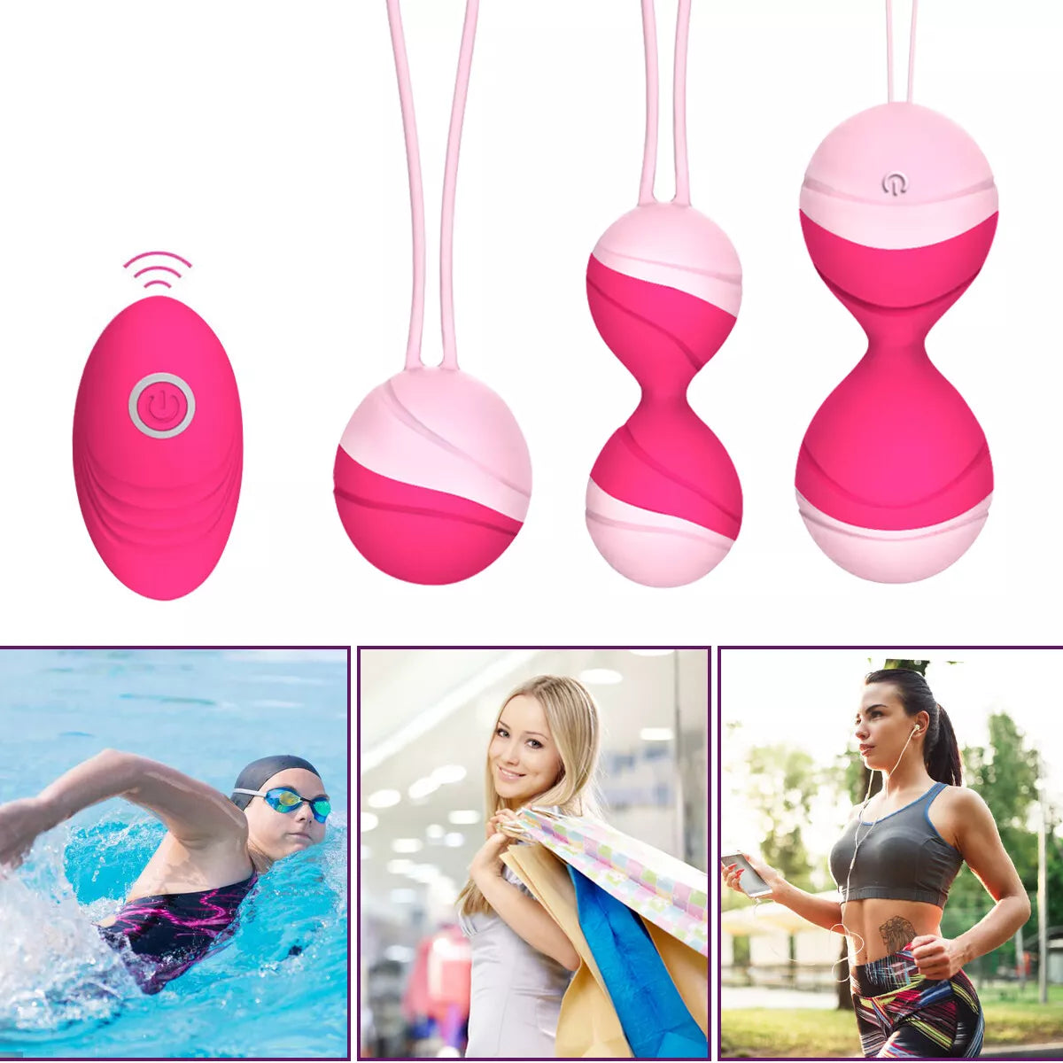 Kegel exercise vibrating ball - secretera