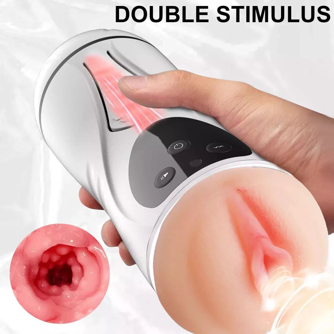 Pocket Pussy Automatic Handsfree Male Masturbator Cup Stroker Men Sex Toys - secretera