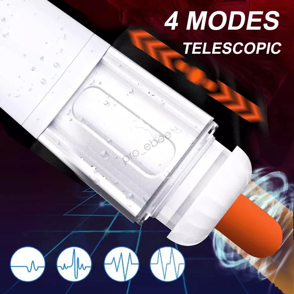 Automatic Sucking Male Masturbators Hands Free Pocket Pussy Male Stroker Sex Toy - secretera