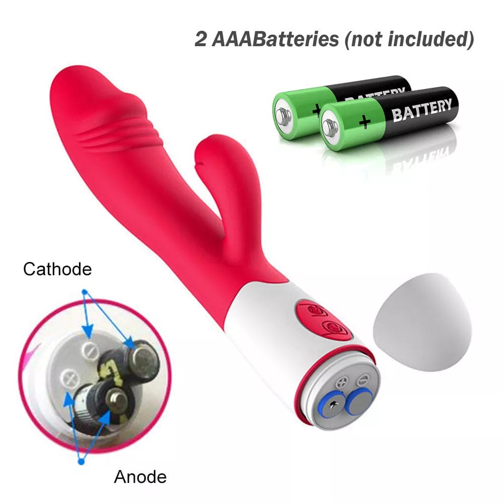 Rabbit Vibrator G-spot Dildo Vibe Waterproof Massager Sex Toy for Women Female - secretera