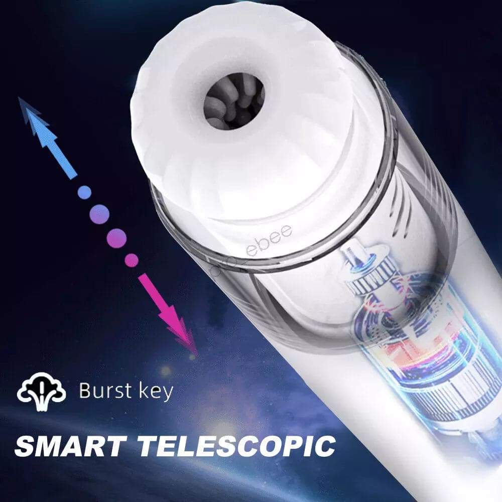 Automatic Sucking Male Masturbators Hands Free Pocket Pussy Male Stroker Sex Toy - secretera