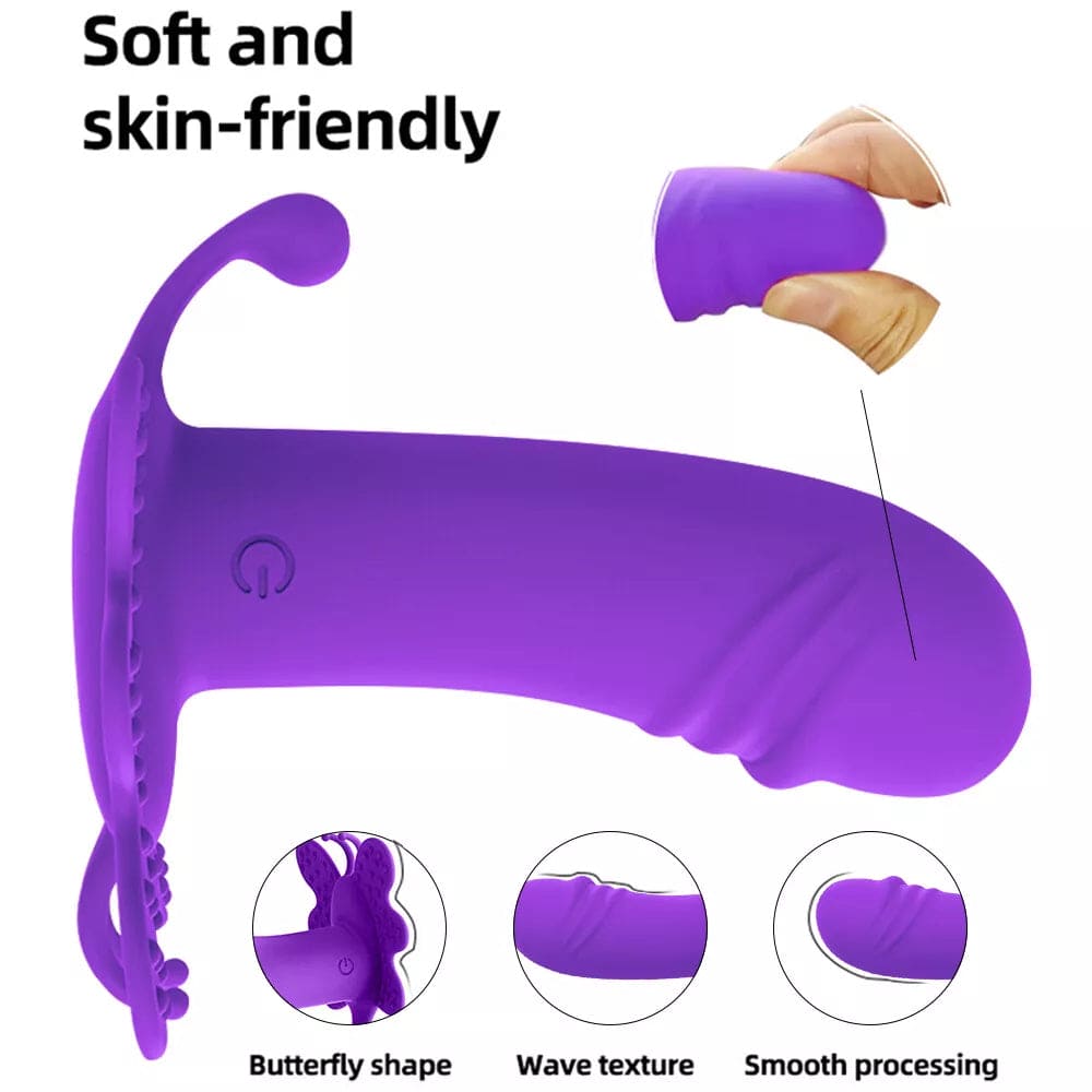 Remote Wearable Panties Dildo Vibrator G-Spot Massager Sex Toys for Women Female - secretera