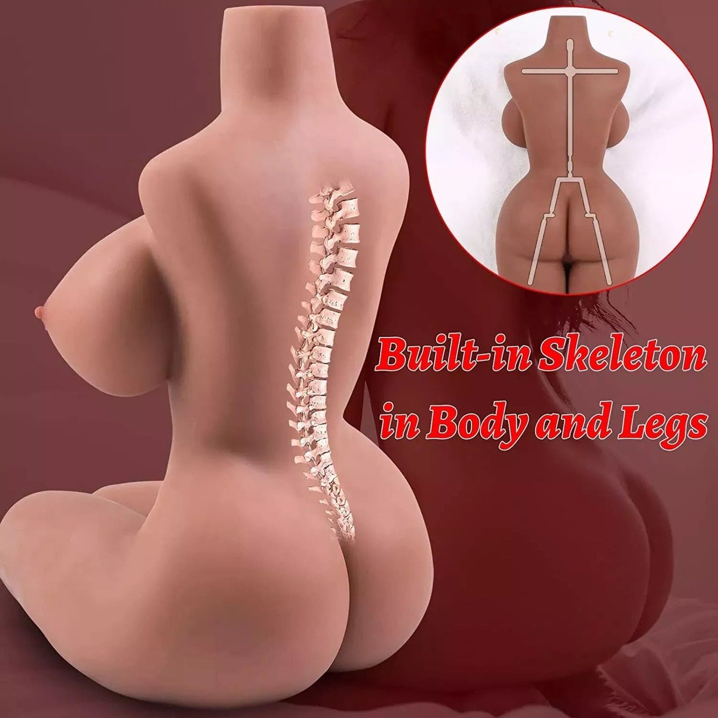 Sex Dolls Masturbator Realistic Adult Torso Bendable Joint Vagina For Men - secretera