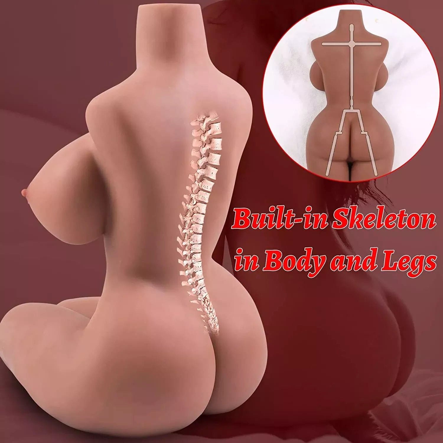 Sex Dolls Masturbator Realistic Adult Torso Bendable Joint Vagina For Men - secretera