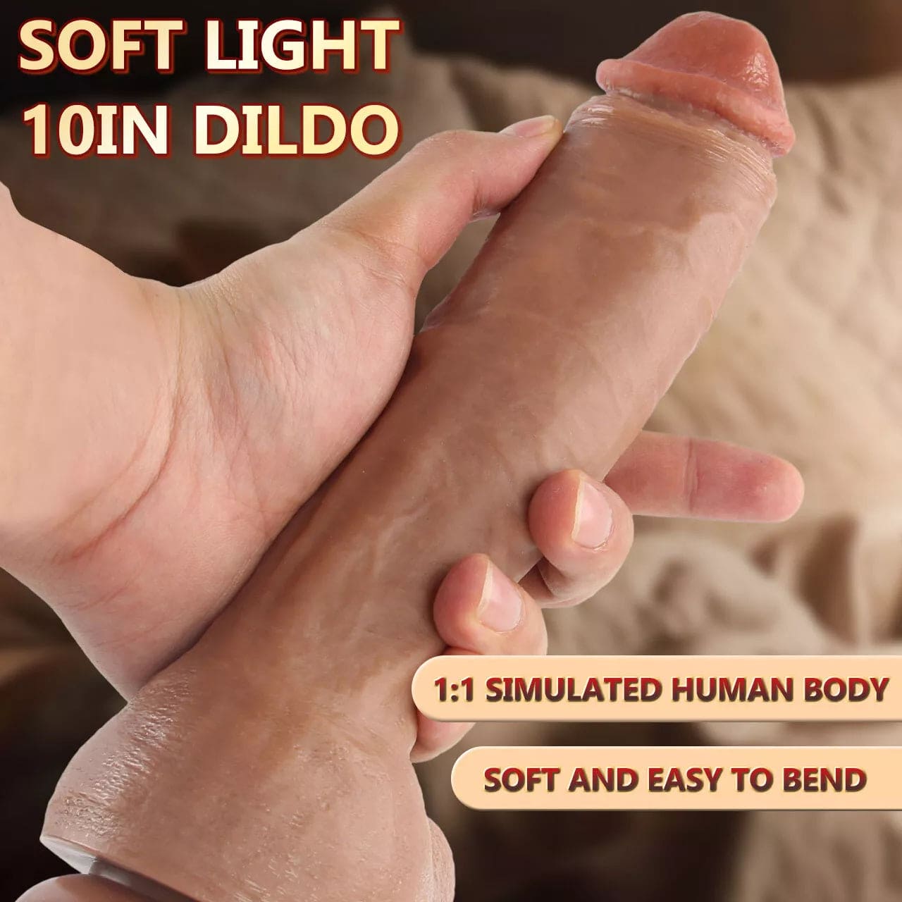Realistic Dildo Cock Big Penis No Vibrator G-spot Butt Sex Toys For Women Couple - secretera