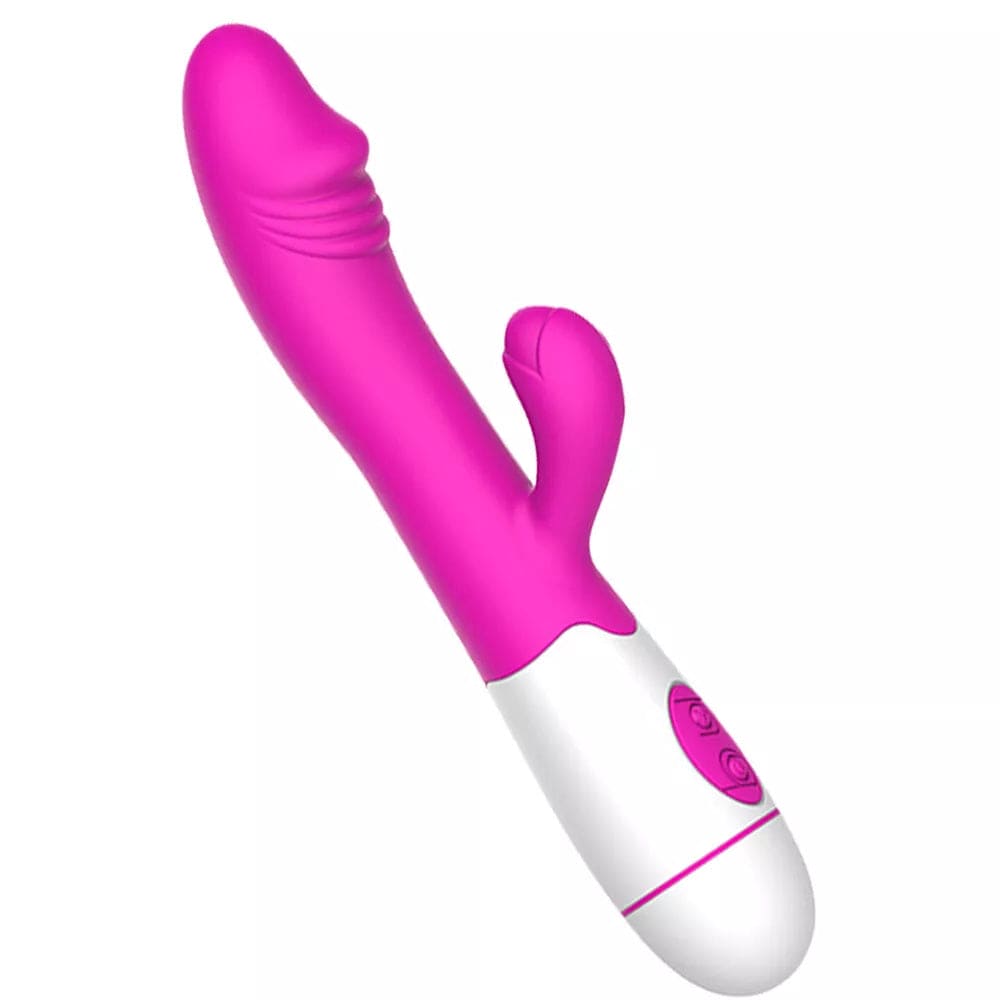 Rabbit Vibrator G-spot Dildo Vibe Waterproof Massager Sex Toy for Women Female - secretera