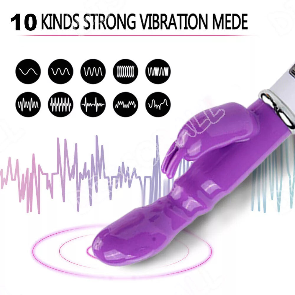 Rampant Vibrator Dildo Men Sex Toys Anal Plug Beads Women Vagina Clitoris Anus - secretera