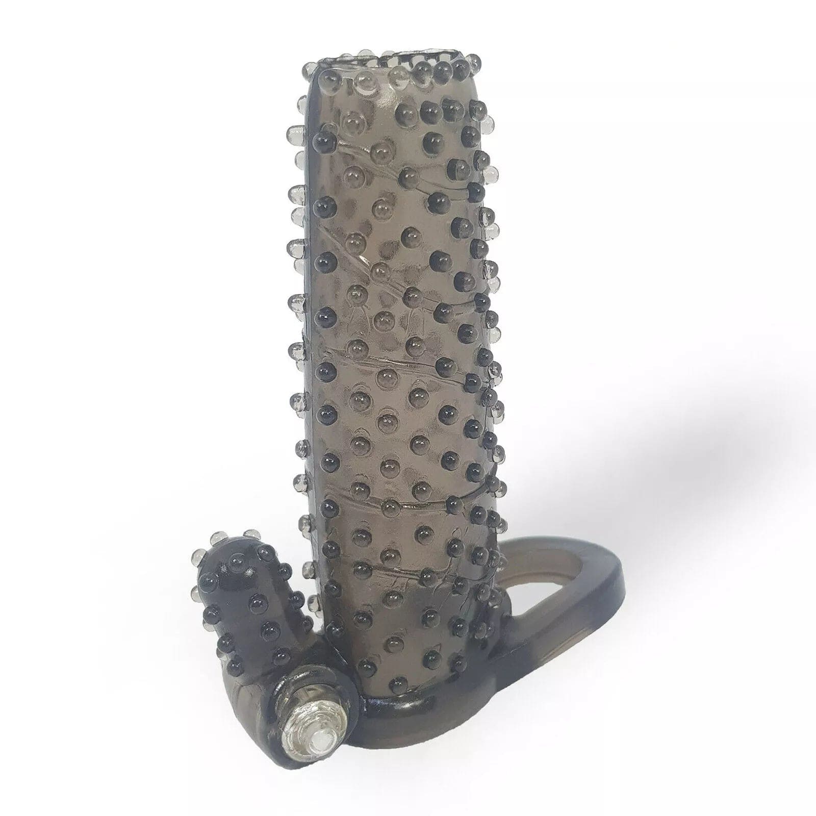 Mens Black Sleeve With Bumps And Bullet Vibrator  Sex Toys For Couples Men UK - secretera