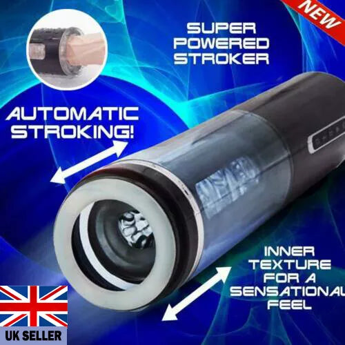 Electric Hands Free Male Masturbator Automatic Flesh Cup Stroker Sex Toy For Men - secretera