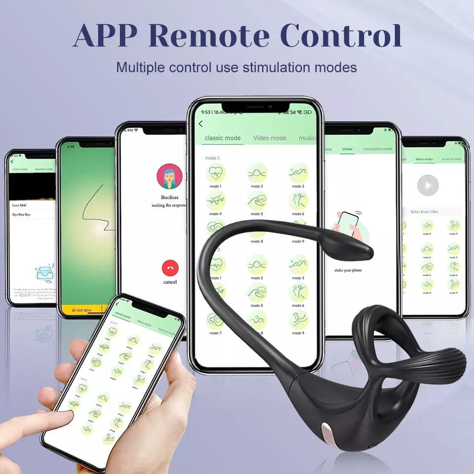 Remote Cock Ring Anal Butt Plug Vibrator Male Prostate Massager Sex Toys For Men - secretera