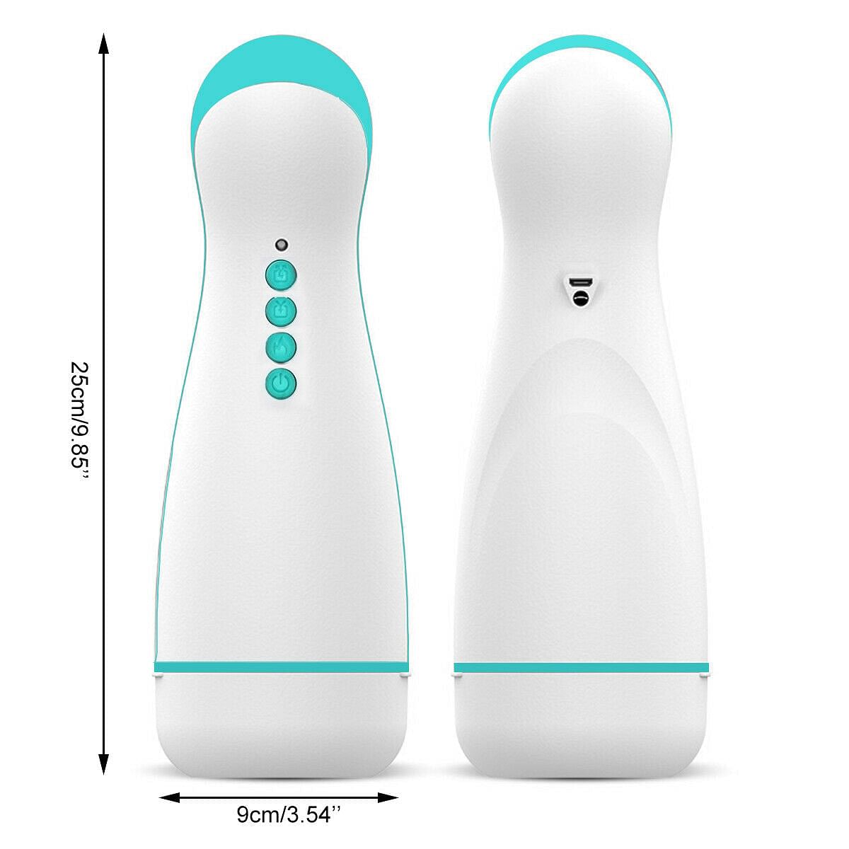 Sex Toy Vibrator Clip Suction Men Masturbation Cup Automatic Heated Oral Blowjob - Yourlovelychoices