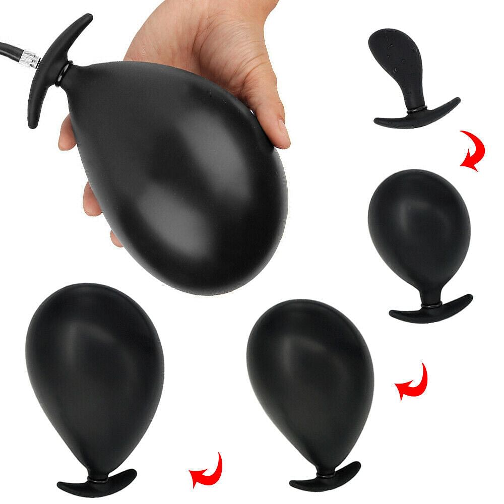 Detachable XXX Large Inflatable Butt Plug Anal Dildo Expanding Gay Adult Sex Toy - Yourlovelychoices