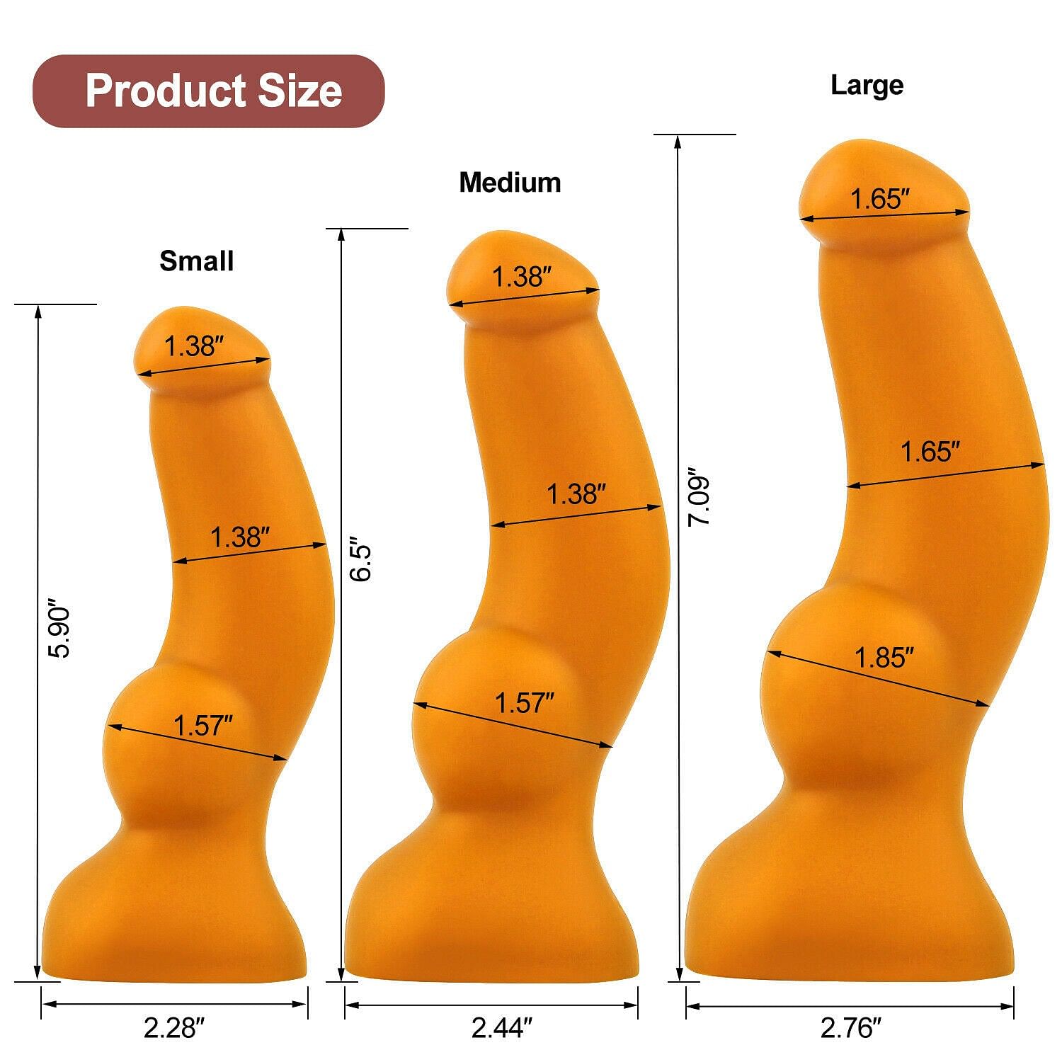 Larger Anal Dildo Suction Cup Sex Toys Vaginal Anal Plug Beads XL - Yourlovelychoices