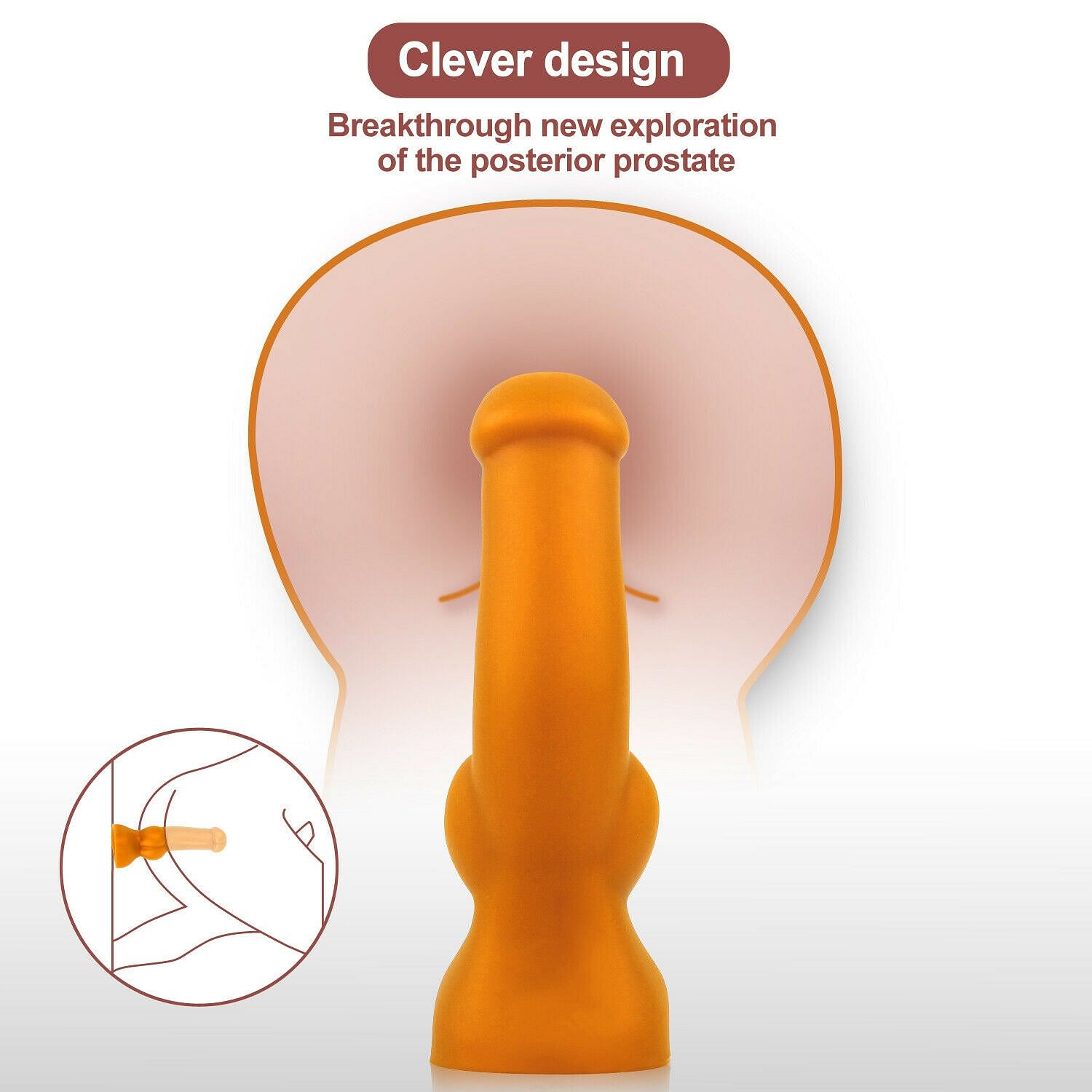 Larger Anal Dildo Suction Cup Sex Toys Vaginal Anal Plug Beads XL - Yourlovelychoices