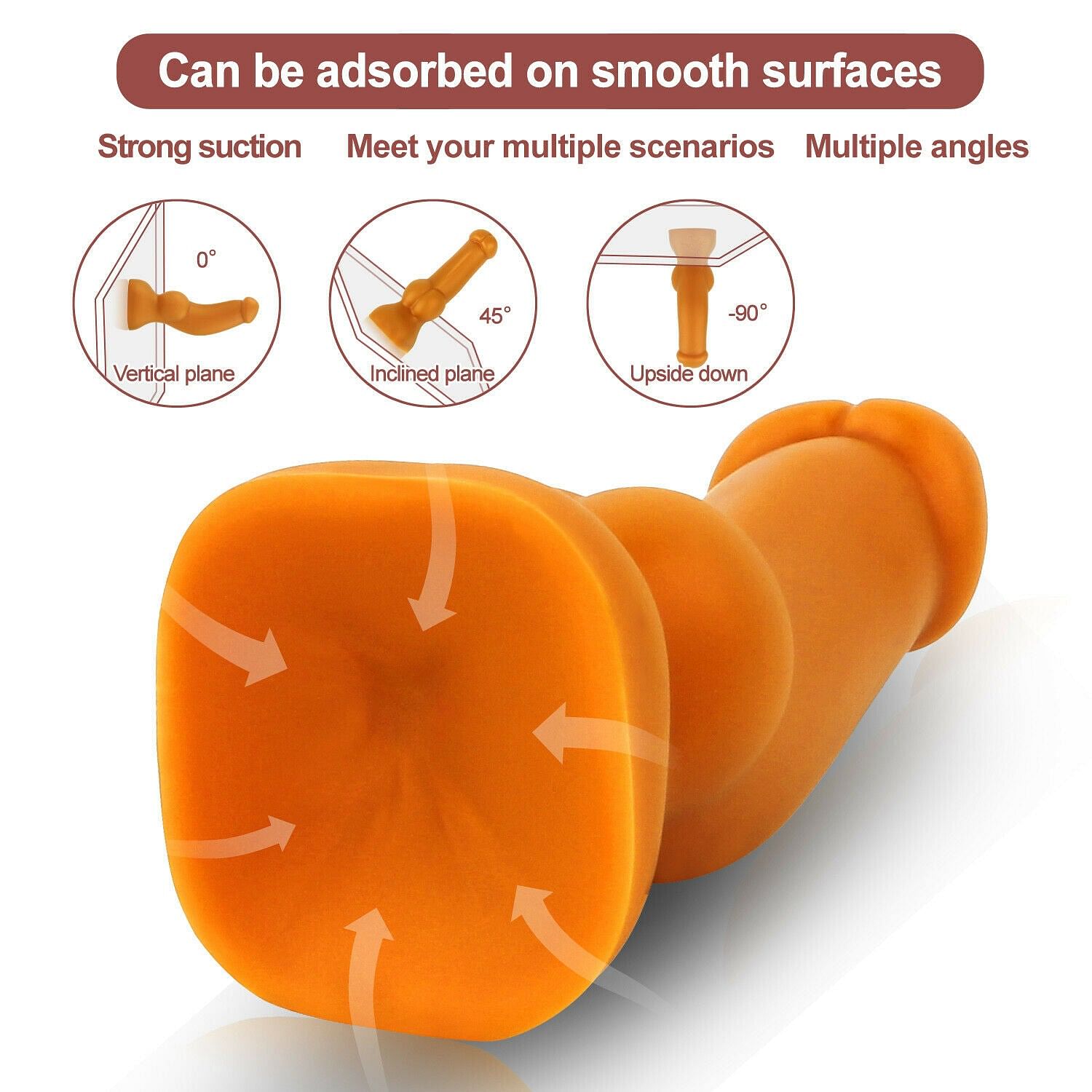Larger Anal Dildo Suction Cup Sex Toys Vaginal Anal Plug Beads XL - Yourlovelychoices