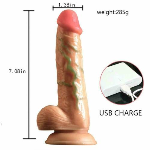 8 Mode Dildo Realistic Penis Vibrating Cock Vein Suction Cup Female Sex Toys - yourlovelychoices
