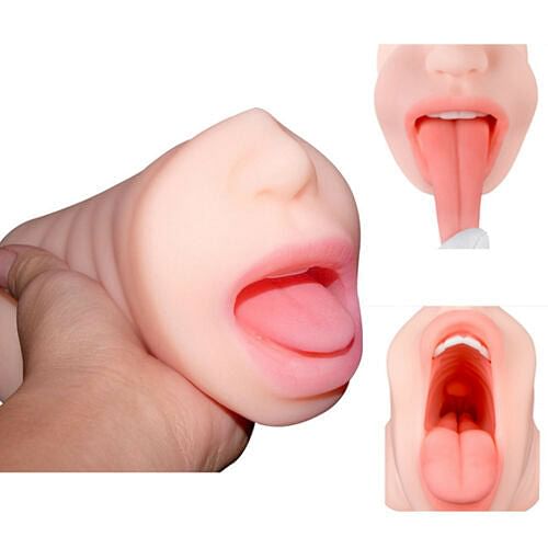 Soft Vagina Pussy Masturbator Cup Man Sex Toy - Two Hole - Pussy and Mouth with Nose - yourlovelychoices